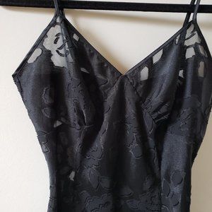 Black Lace Slip Lingerie